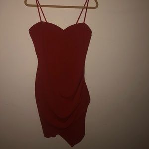Coral Dress with tightened stitching